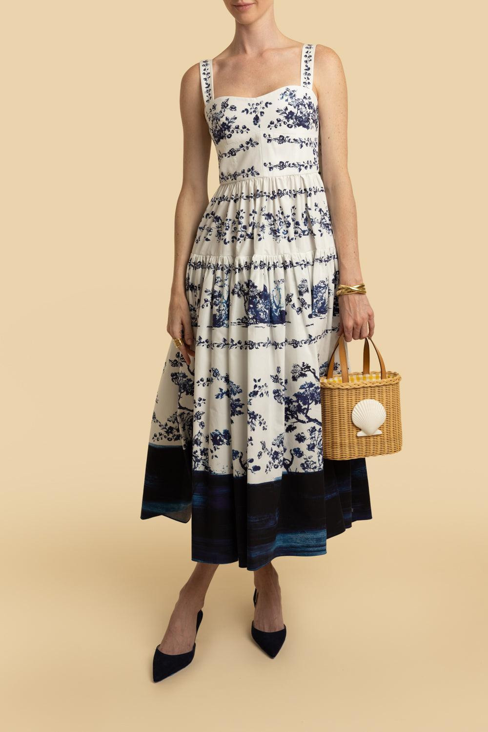 Strappy Fit Flare Midi Dress - 2