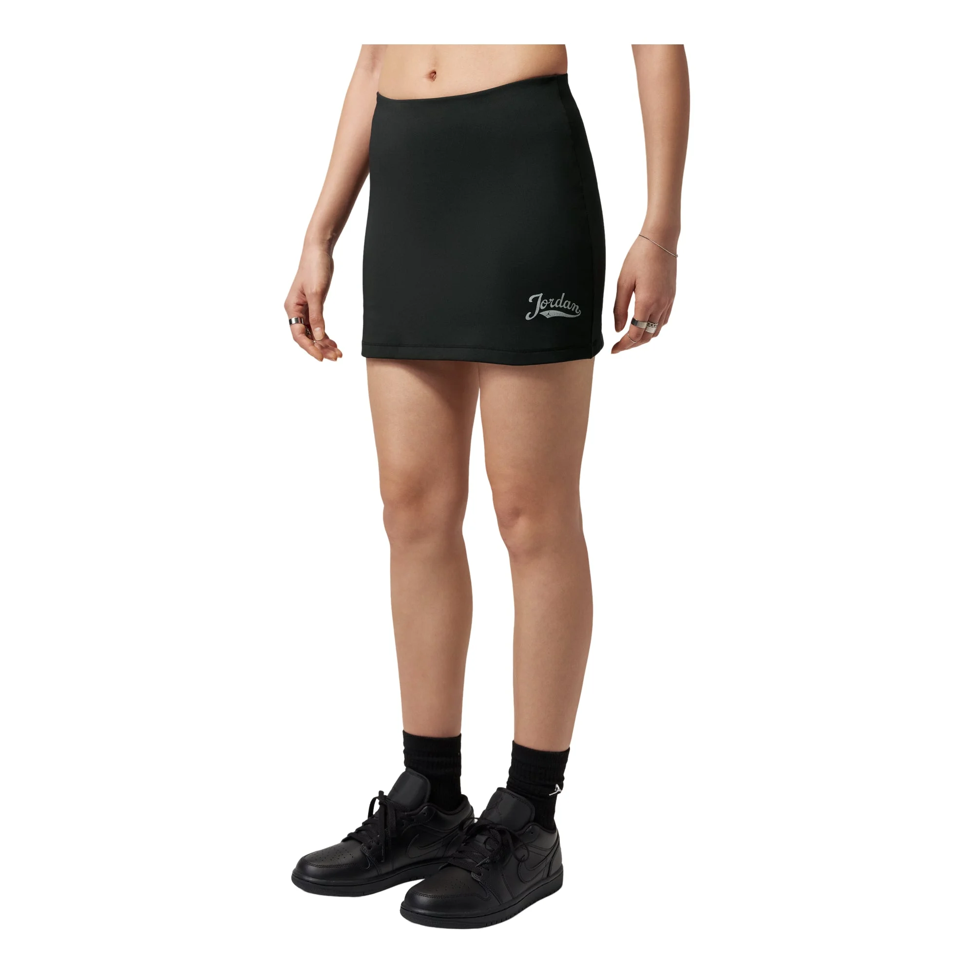 (WMNS) Air Jordan Brooklyn Skorts Asia Sizing 'Black' IM7382-010 - 1