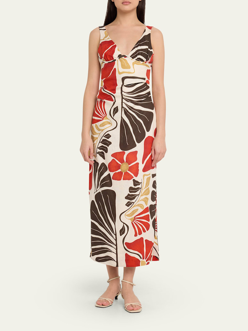 SIR. Julietta Balconette Midi Dress outlook