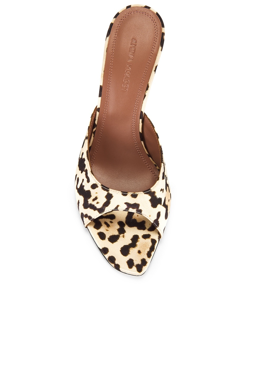 Alexa 95 Print Satin Slipper Mule - 4