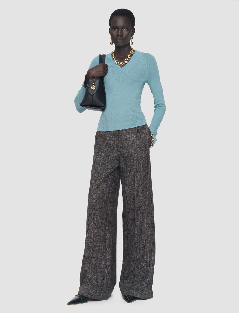 Harti Linen Blend Knit Top 1