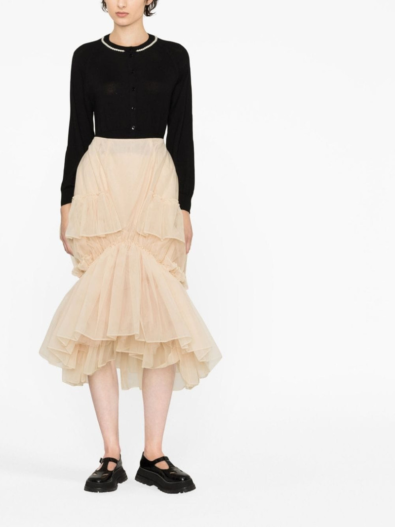 Simone Rocha pearl-embellished cardigan outlook