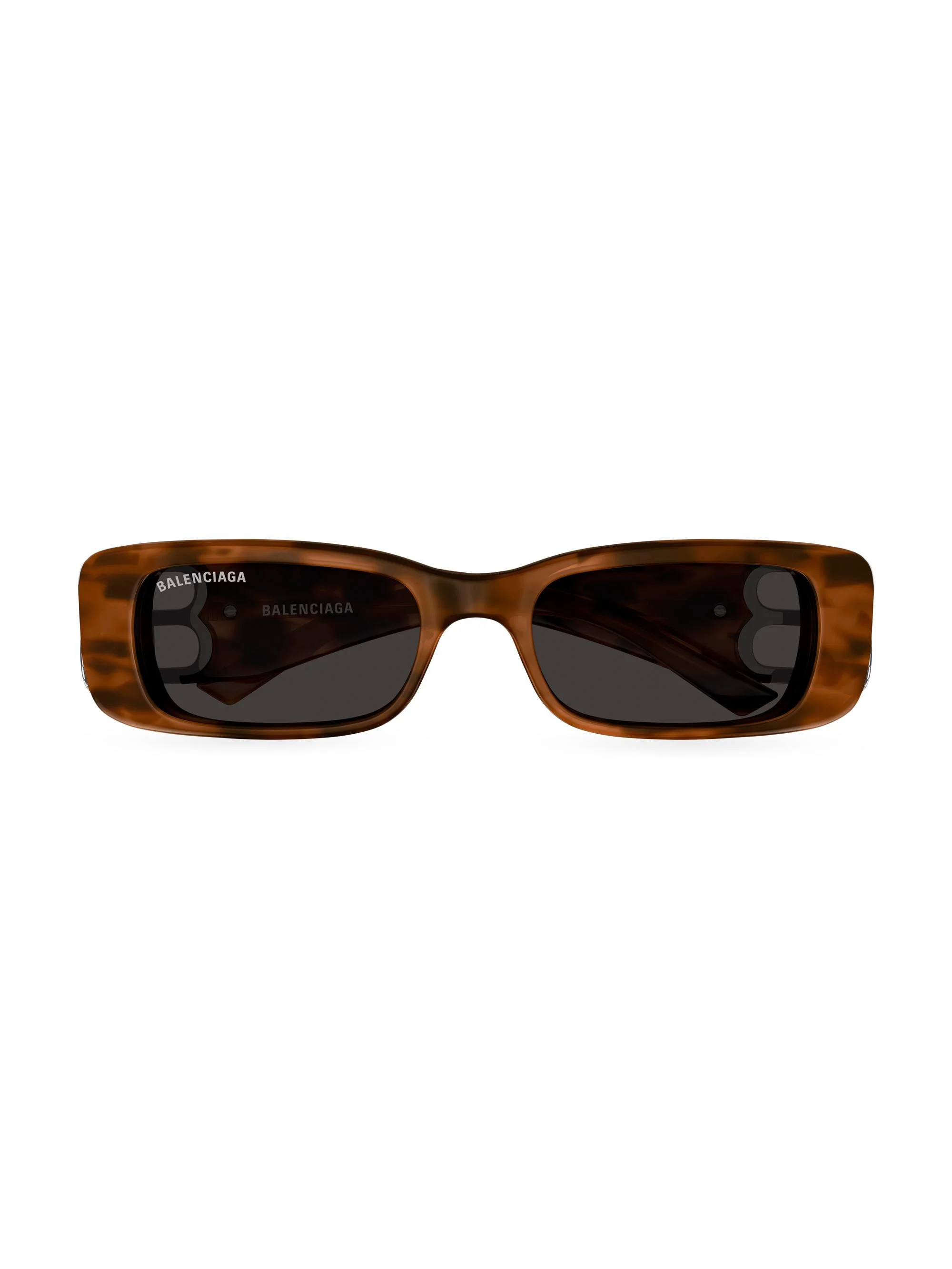 Women's Dynasty 51MM Rectangular Sunglasses - Havana Dark Grey - 1