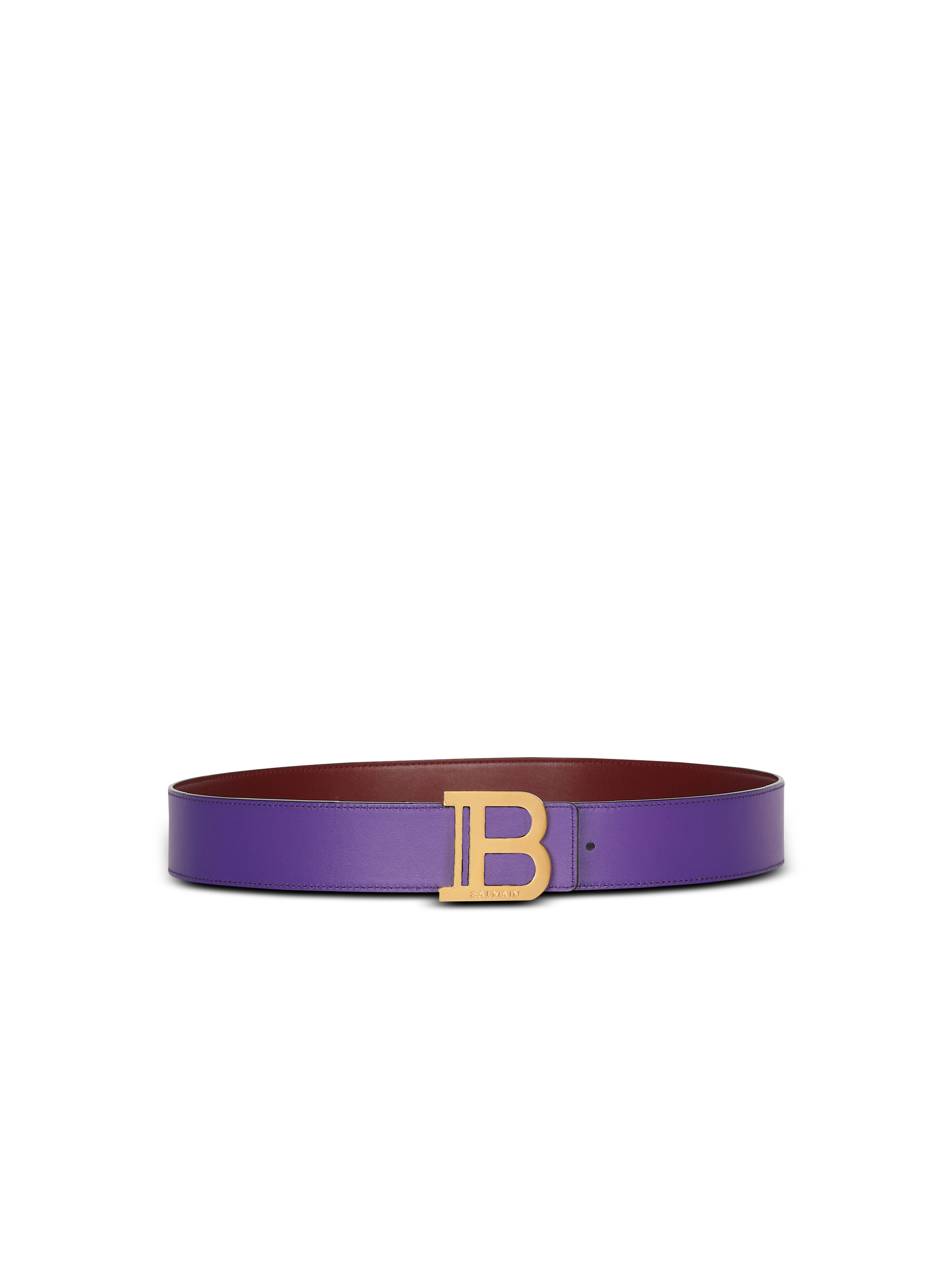 Reversible leather B-Belt - 3