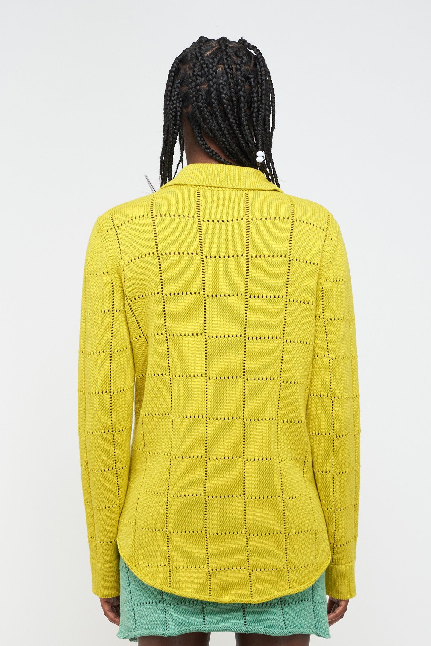 GRID POINTELLE WOMEN'S SHIRT - 3