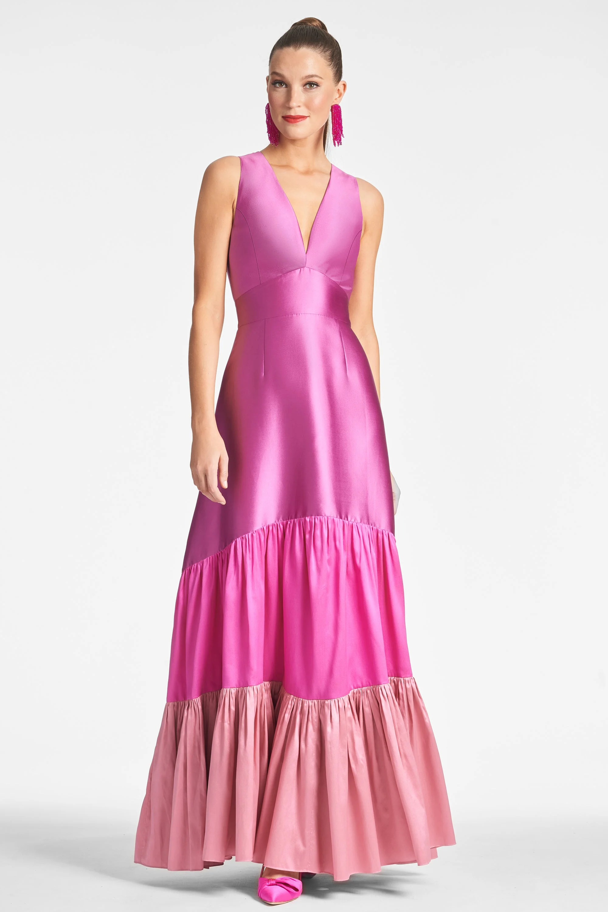 Rori Gown - Fuchsia/Multi - 1