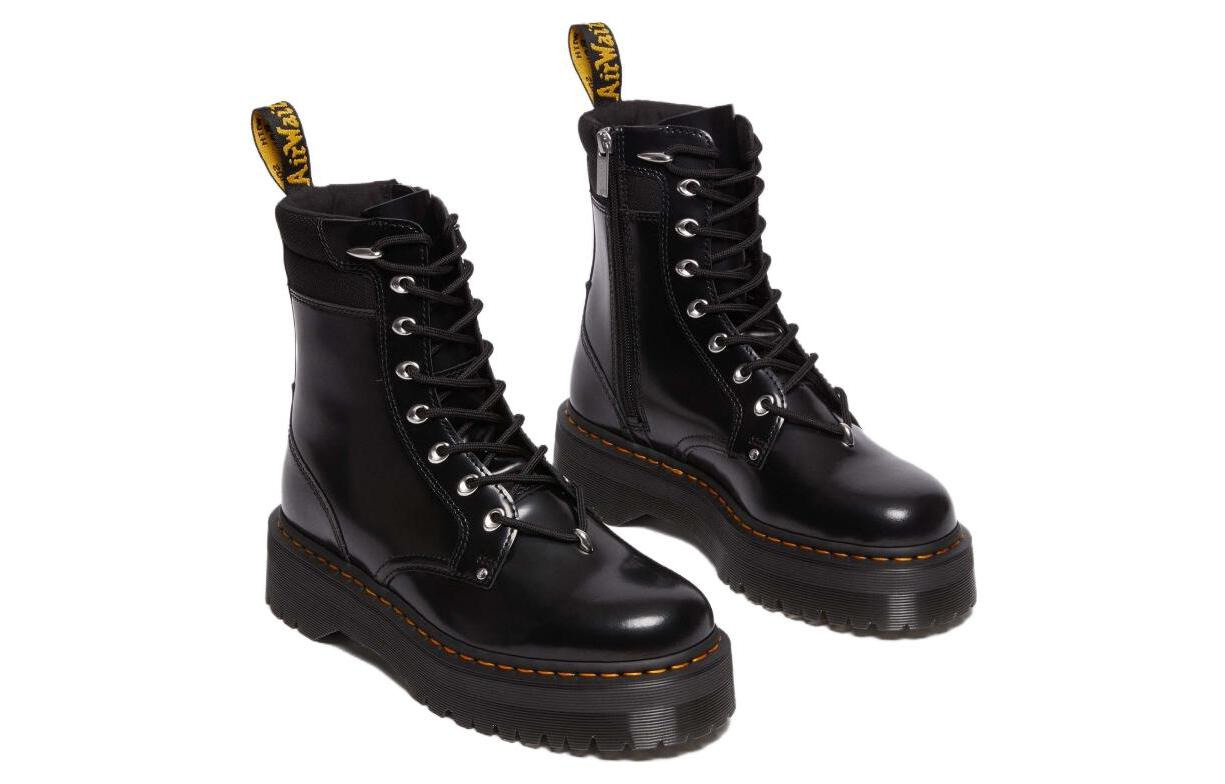 Dr.Martens Jadon II Boot Hardware Buttero Leather Platforms Boots 'Black' 30932001 - 3