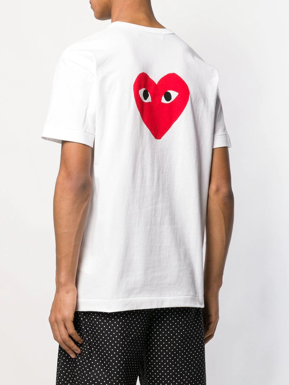 logo heart printed T-shirt - 4