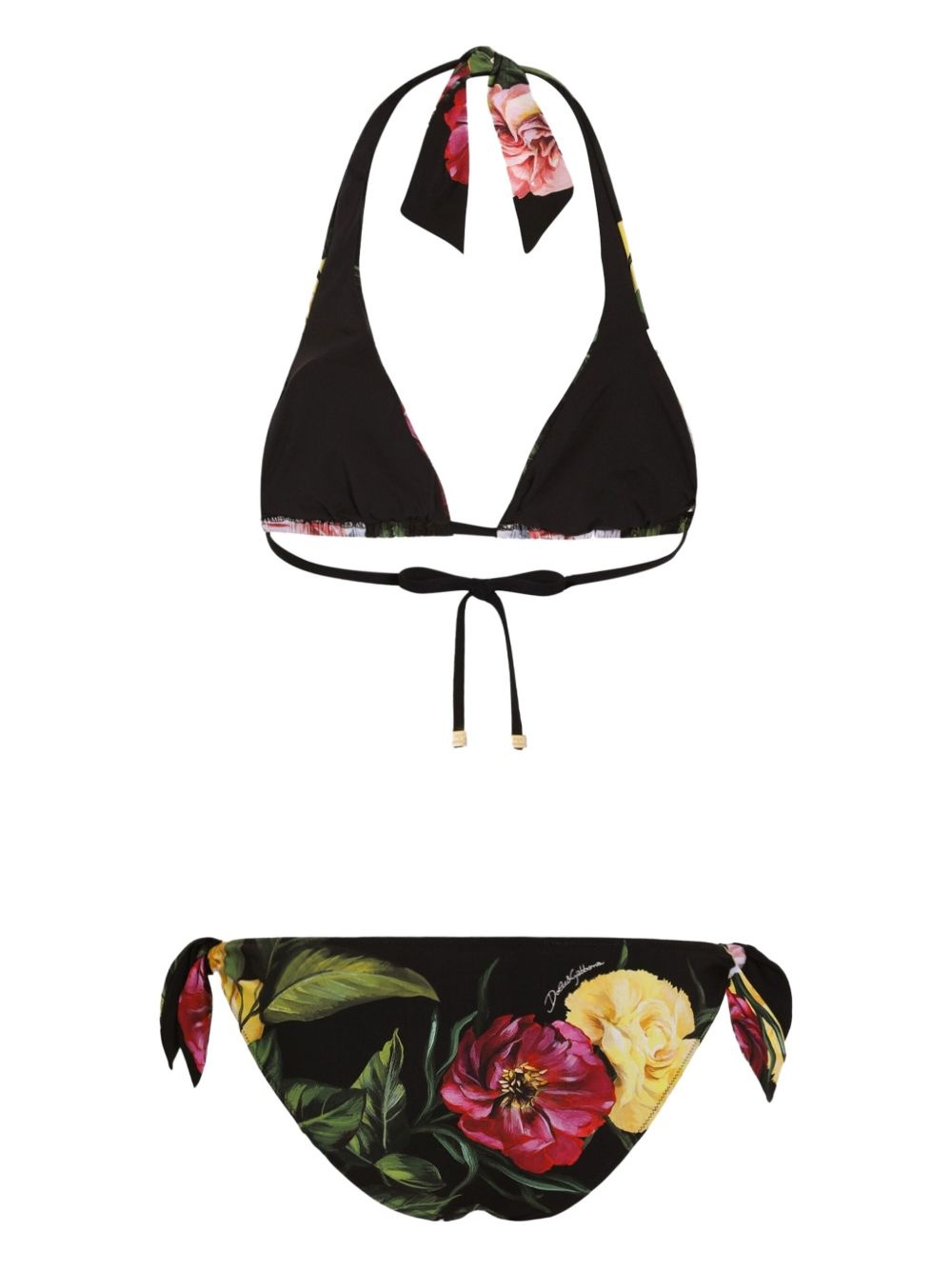 floral-print bikini set - 2