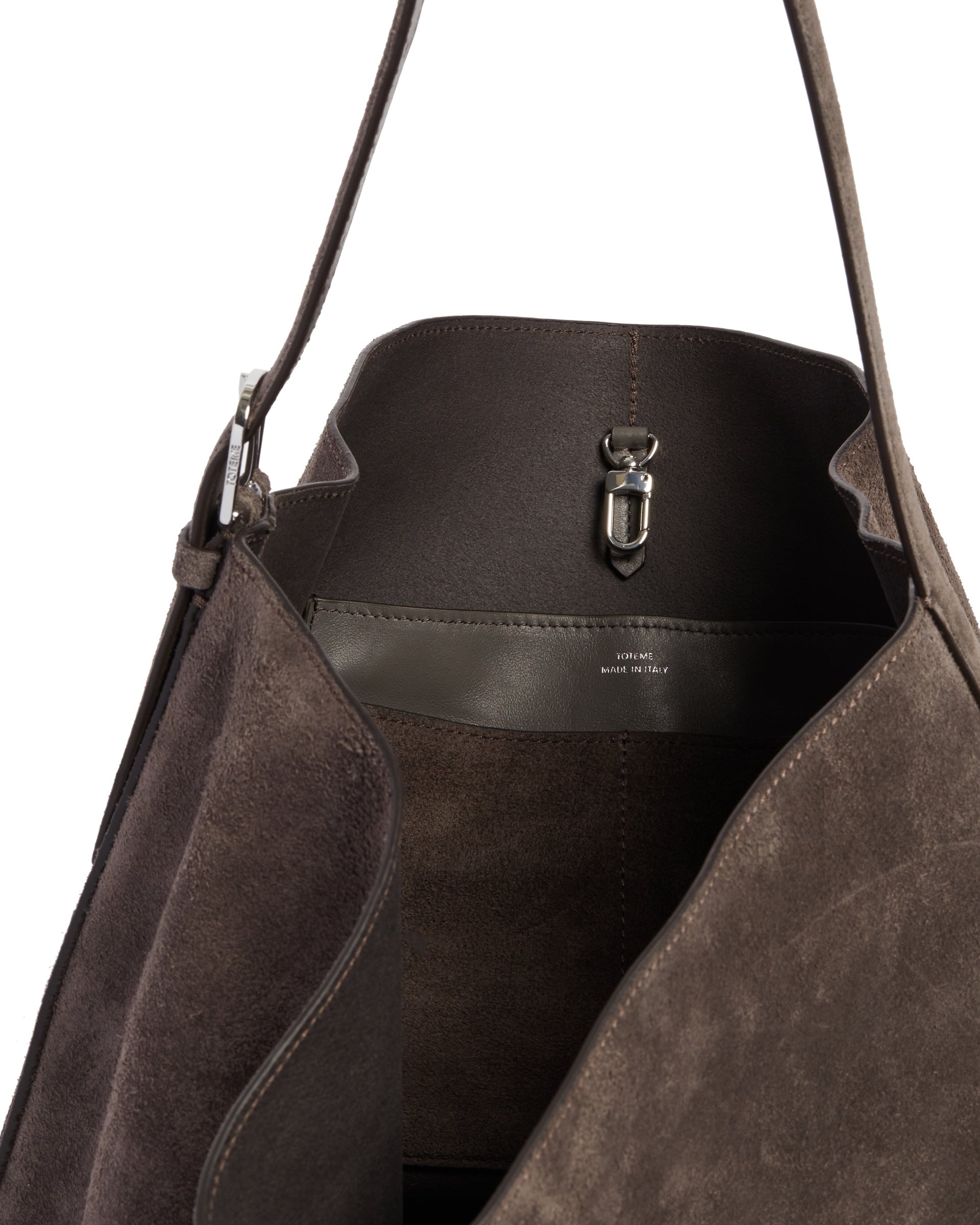 Gray Belted Tote Bag - 5