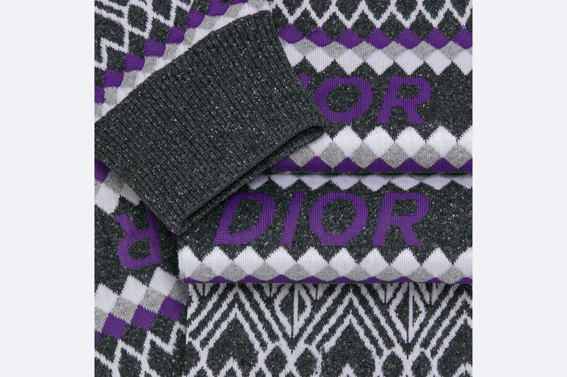 Dior Fair Isle Scarf outlook