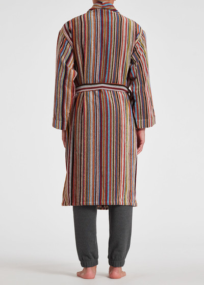 Paul Smith 'Signature Stripe' Cotton Dressing Gown outlook