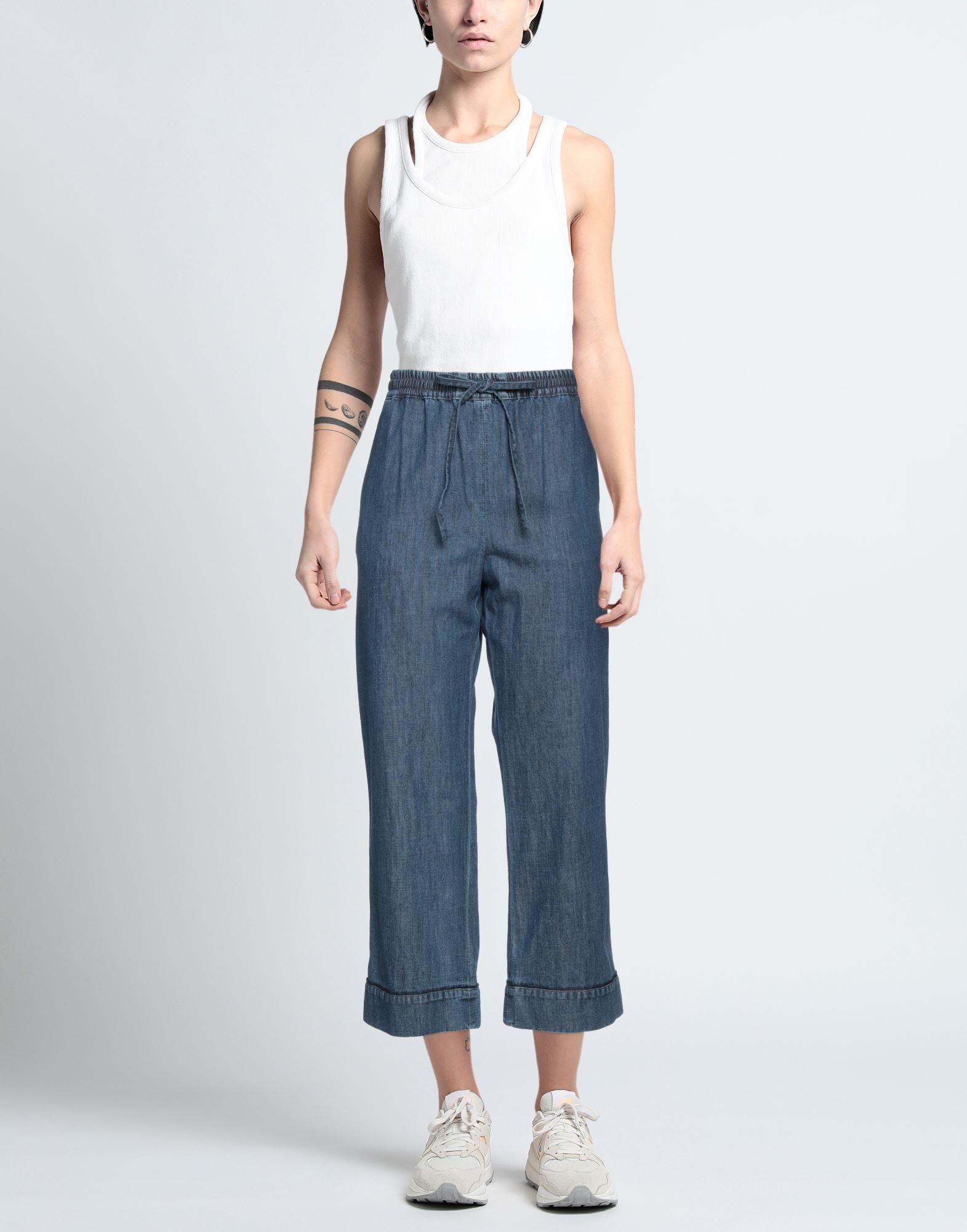 Blue Women's Denim Pants - 2