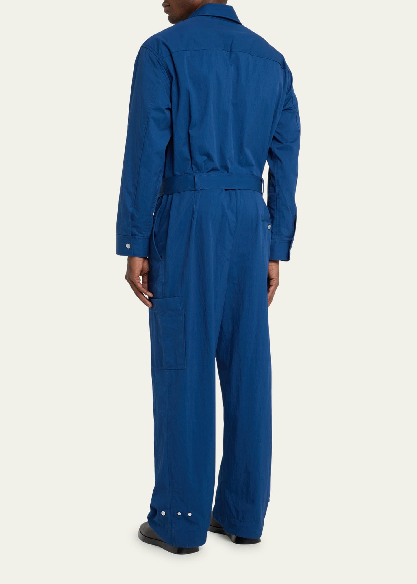 Men's Relaxed Belted Jumpsuit - 3