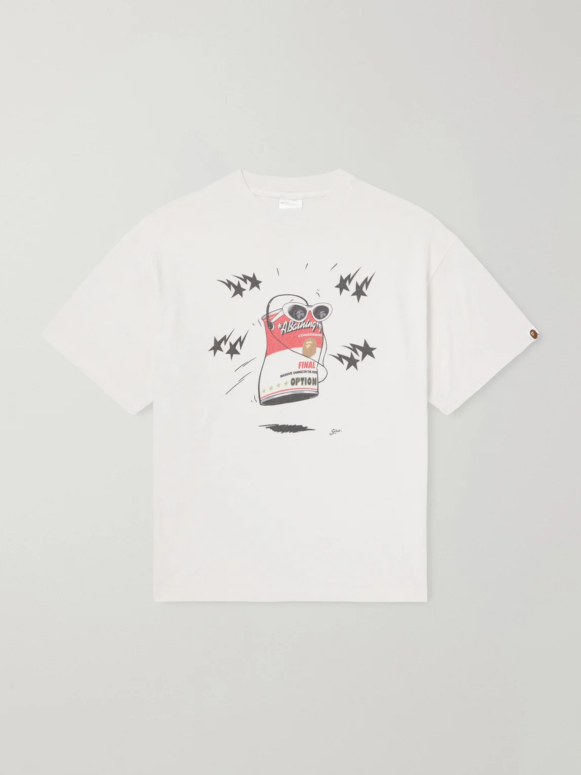 BAPE® Printed Cotton-Jersey T-Shirt - 1