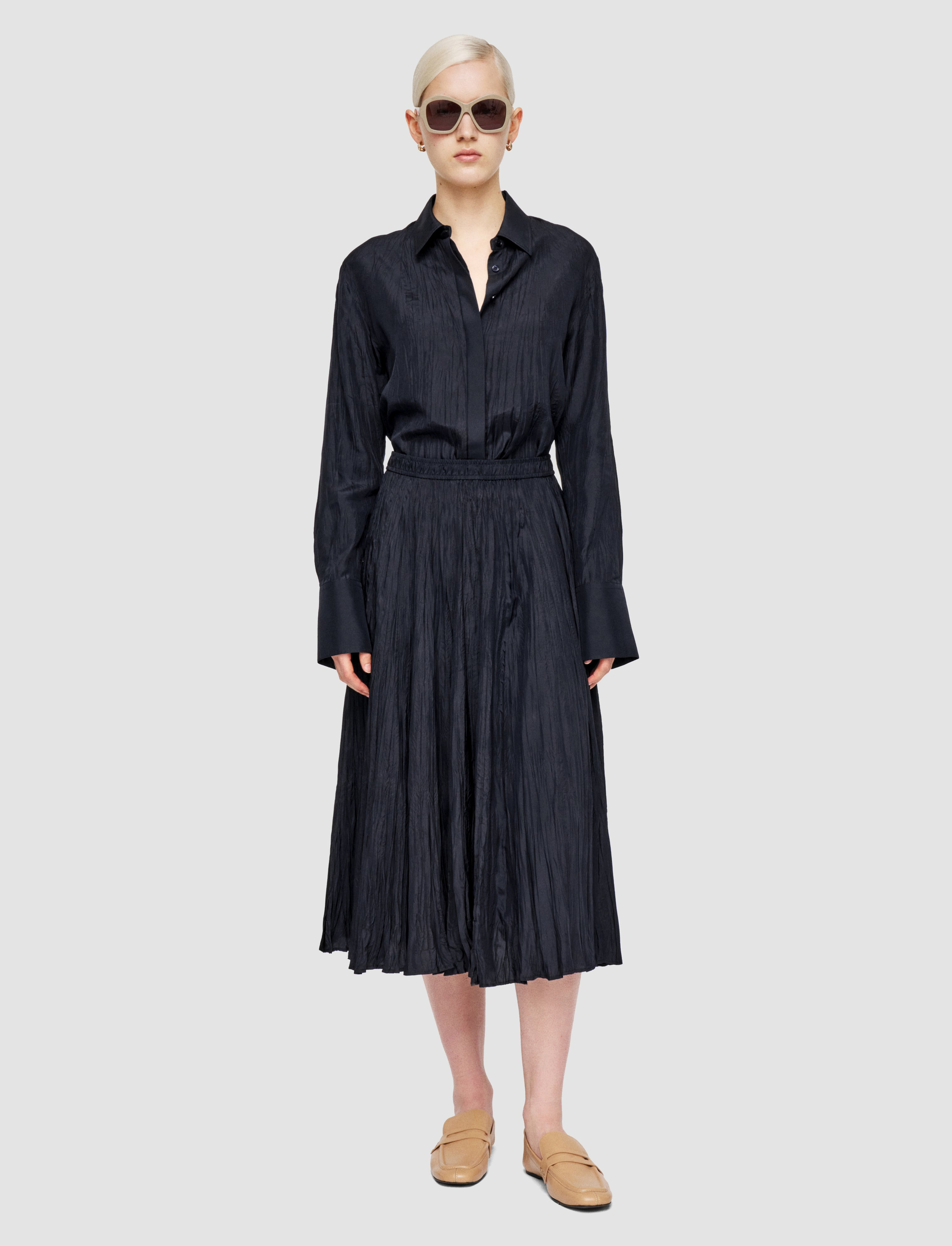Sully Habotai Silk Skirt - 2