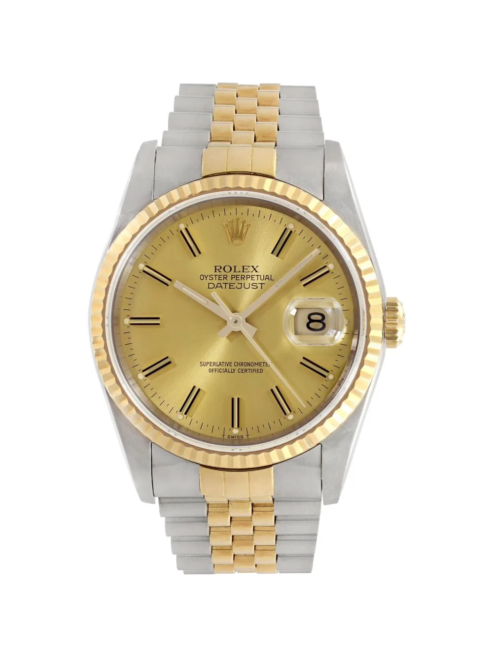 Oyster perpetual Datejust 36mm watch - 1
