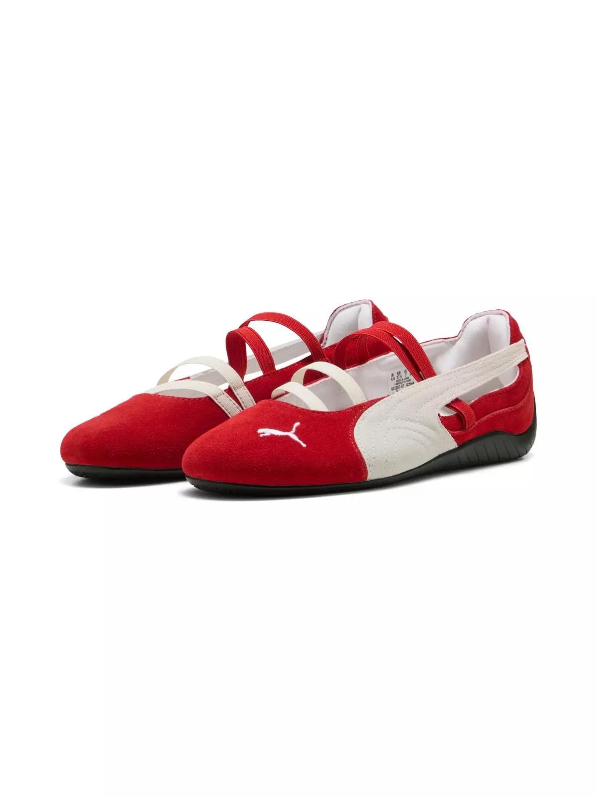 PUMA Speedcat Ballet Suede "For All Time Red/PUMA White/PUMA Black" Women's Shoe - 3