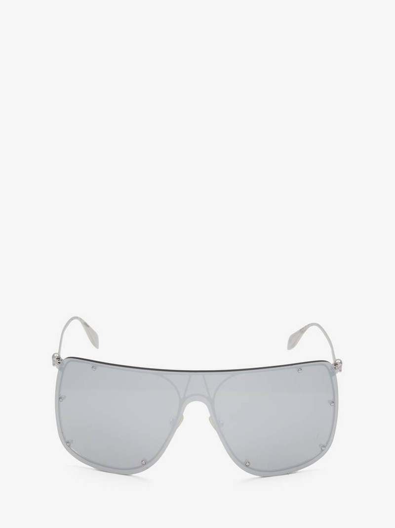 Skull Mask Sunglasses in Grey/silver 1
