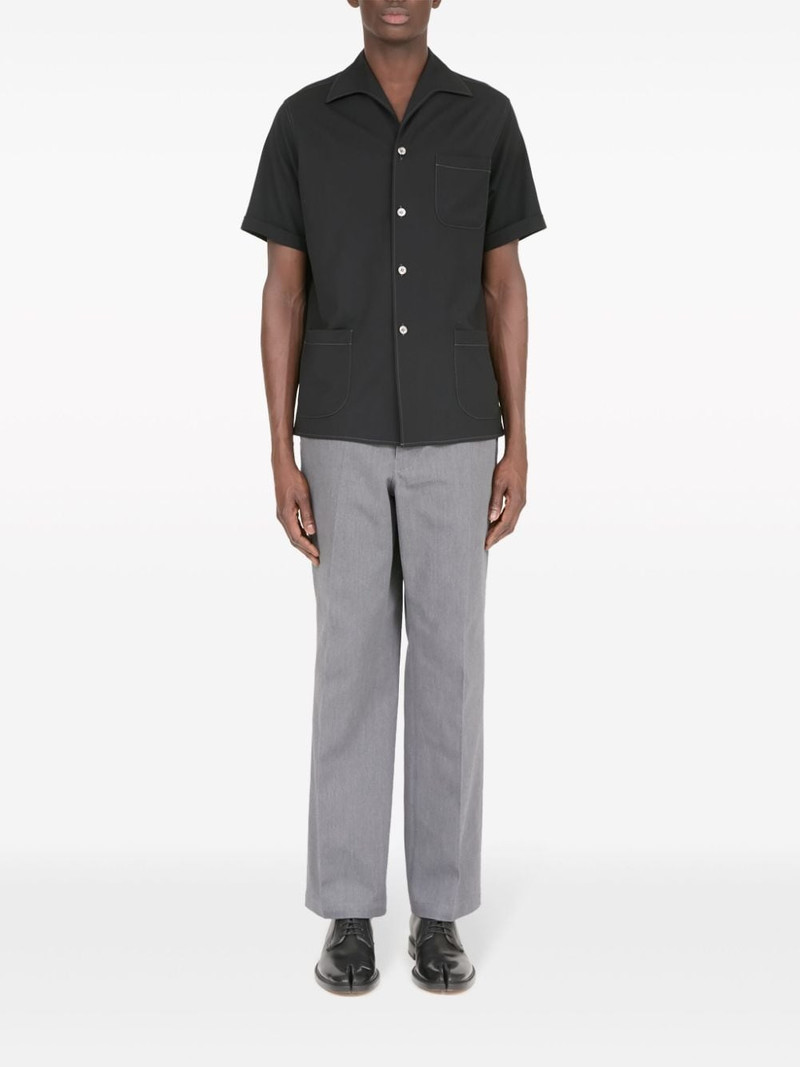 Maison Margiela short-sleeve wool shirt outlook