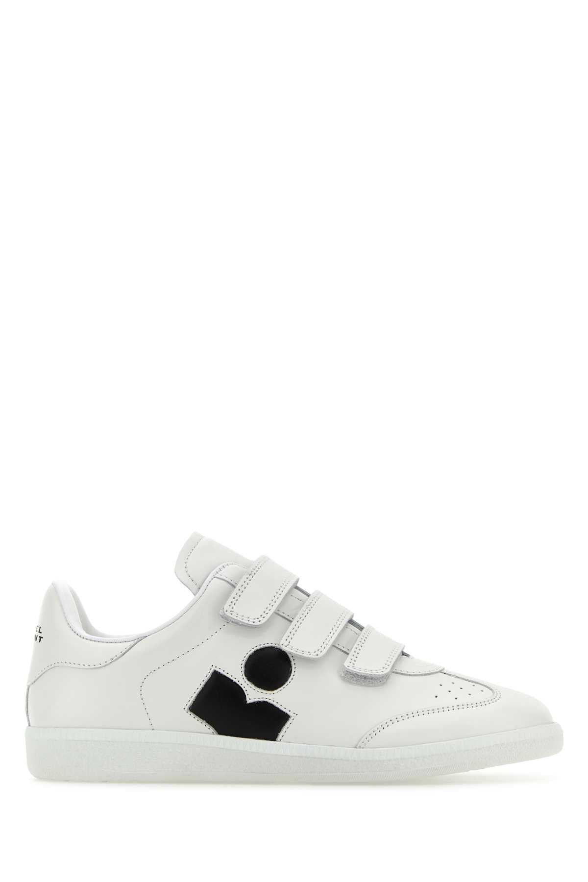 Isabel Marant Etoile Women White Leather Logo Classic Sn Sneakers - 1