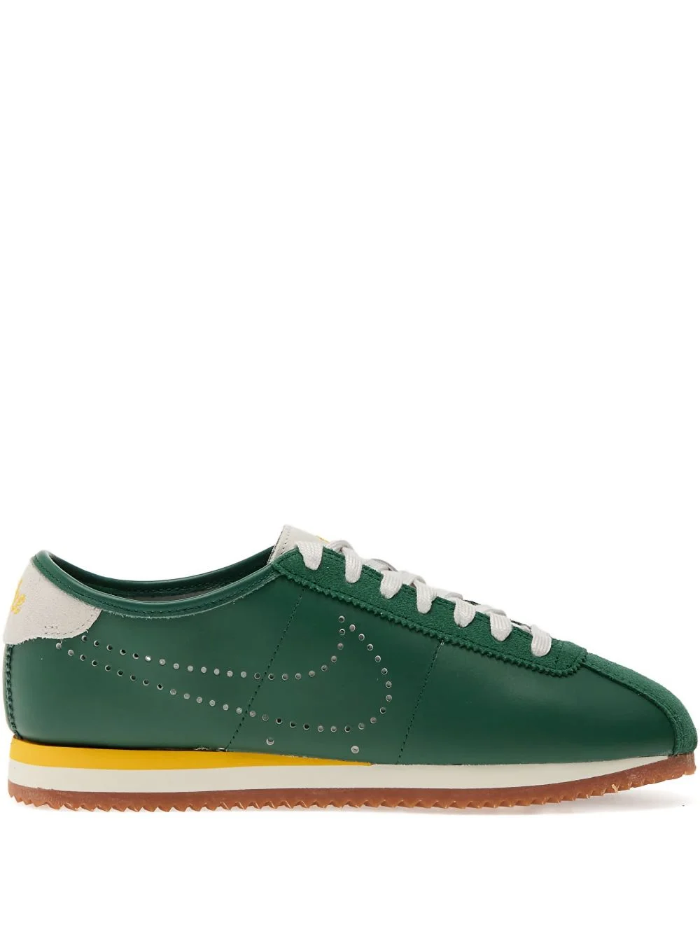 Cortez perforated-detail leather sneakers - 1