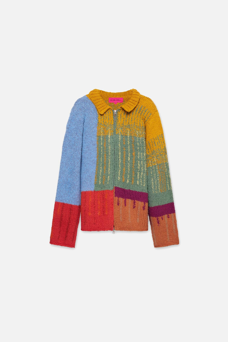 BRUSHSTROKE ZIP JACKET 1