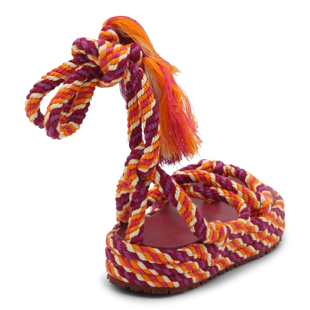 ISABEL MARANT ORANGE ROPE EROL サンダル Isabel Marant Orange Rope Erol Sandals | italist | REVERSIBLE