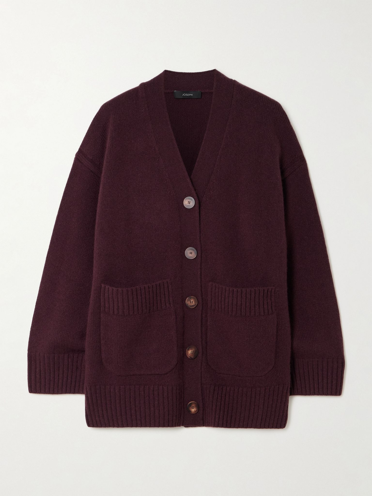 Cashmere cardigan Plum - 1