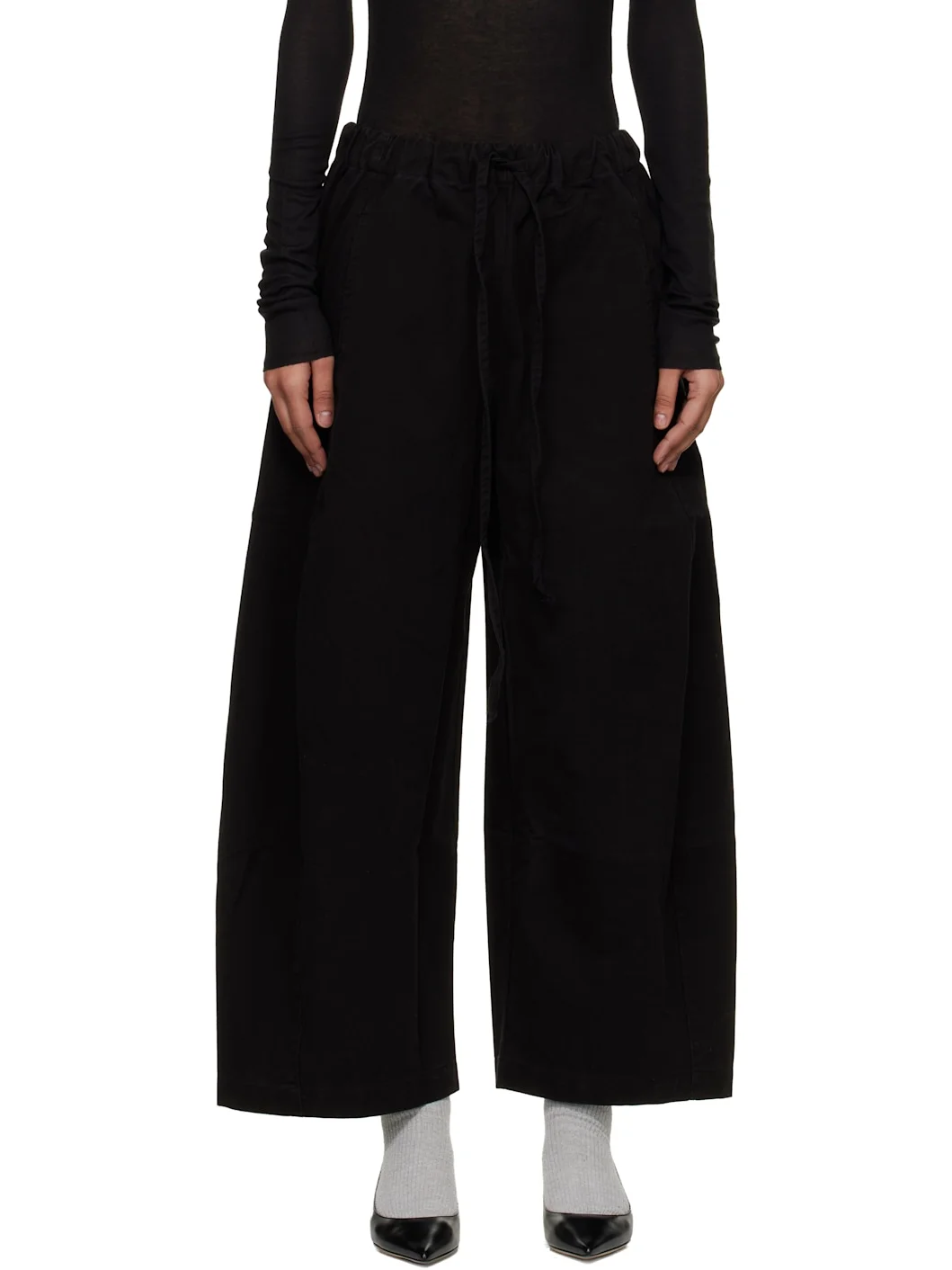 Black Loft Trousers - 1