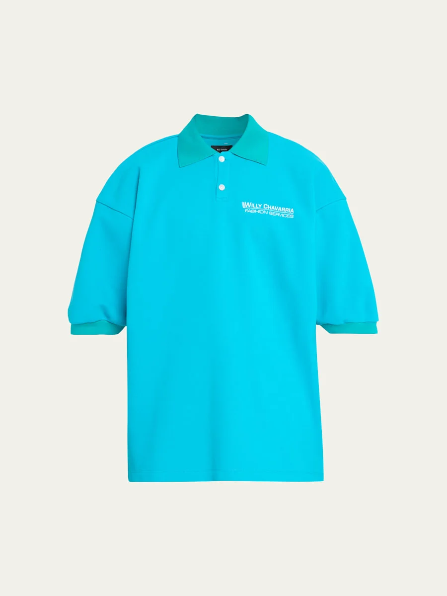 Men's Football Structured Cotton Polo Shirt - 1