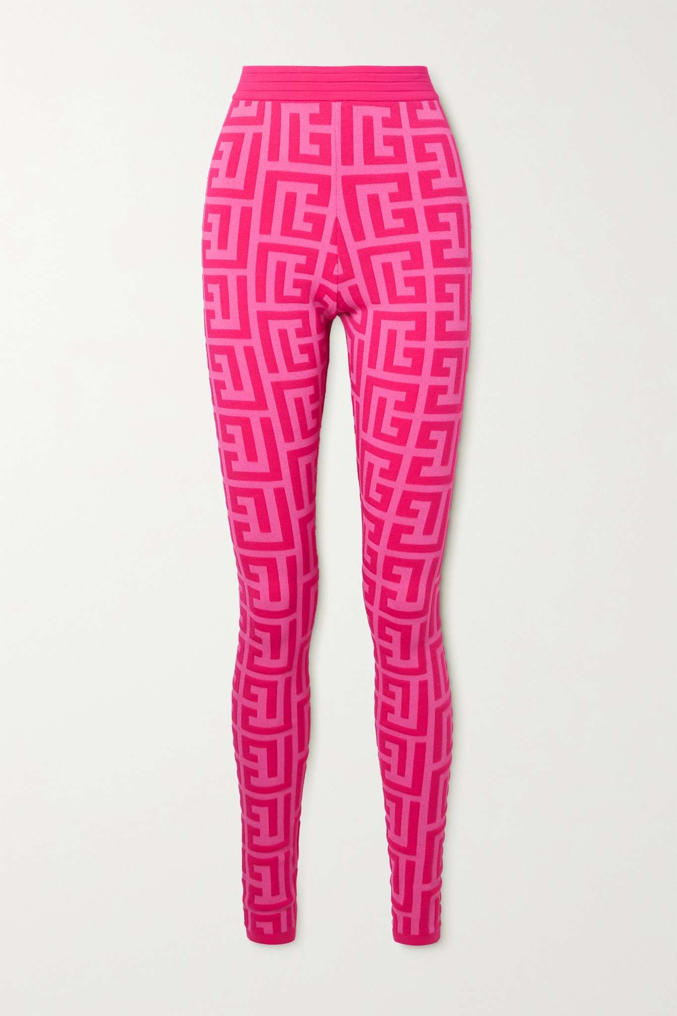 + Barbie jacquard-knit wool-blend leggings - 1