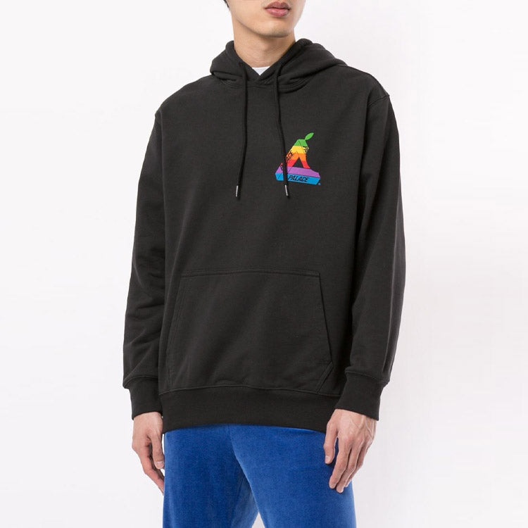 PALACE SS19 Jobsworth Hood Triangle Logo Pattern Black P16HD048 - 4