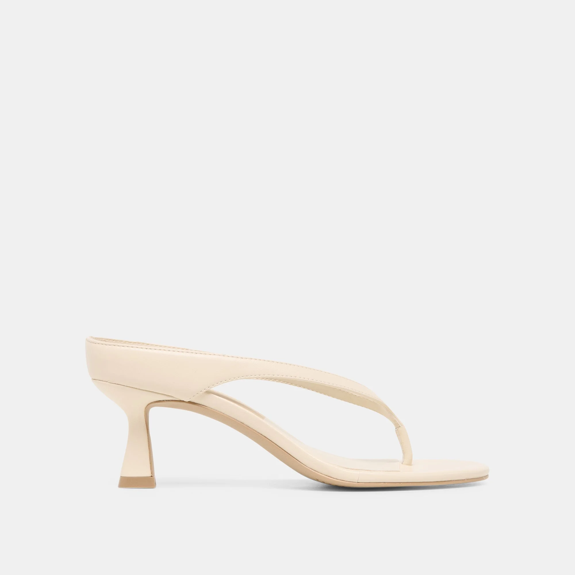 DOREEN HEELS BONE LEATHER - 1
