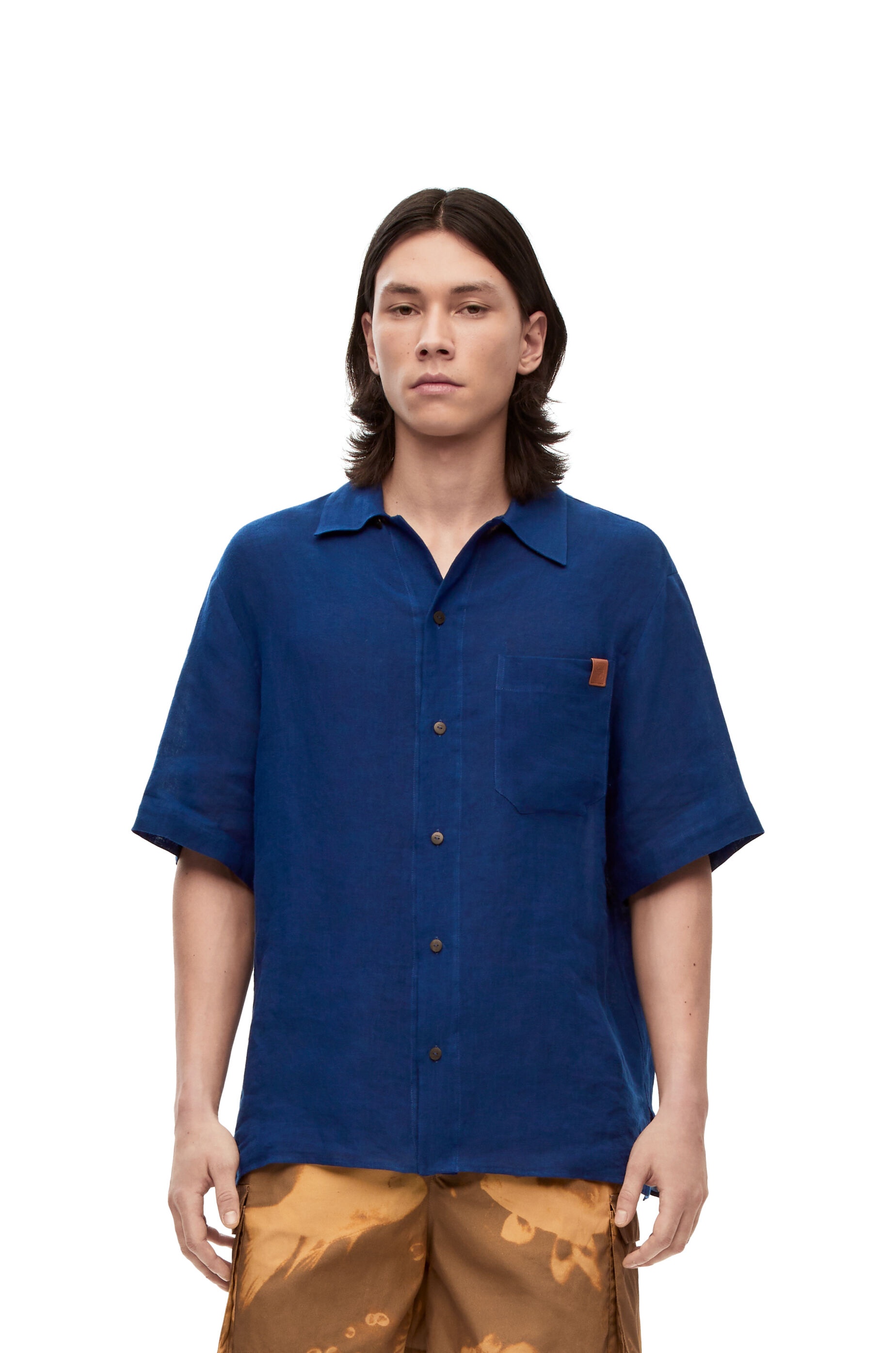 Bowling shirt in linen - 3