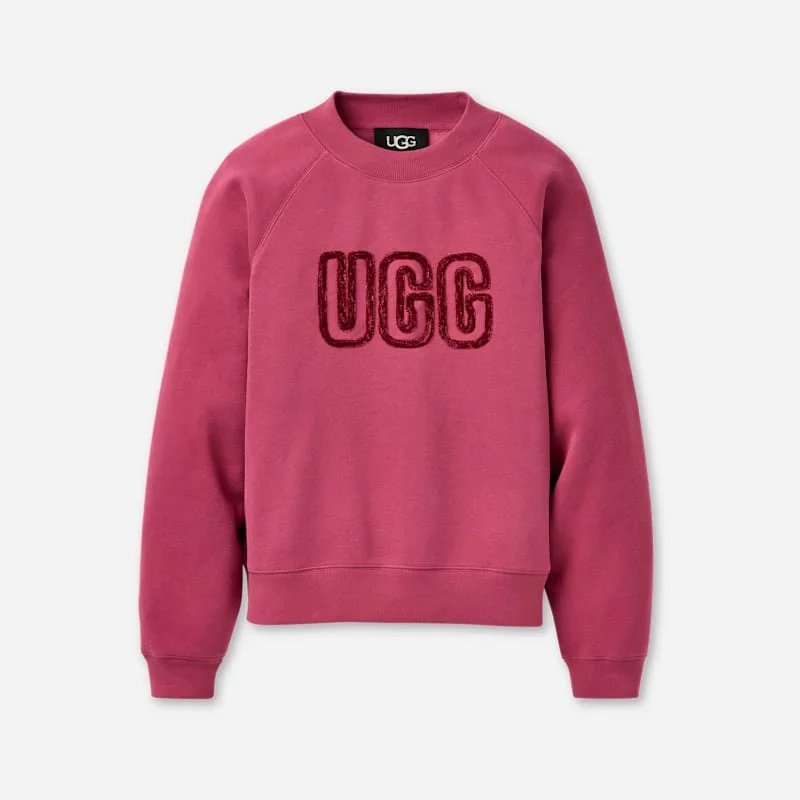 ® Women's ® Logo Crewneck Cotton Blend Tops in Strawberry - 1