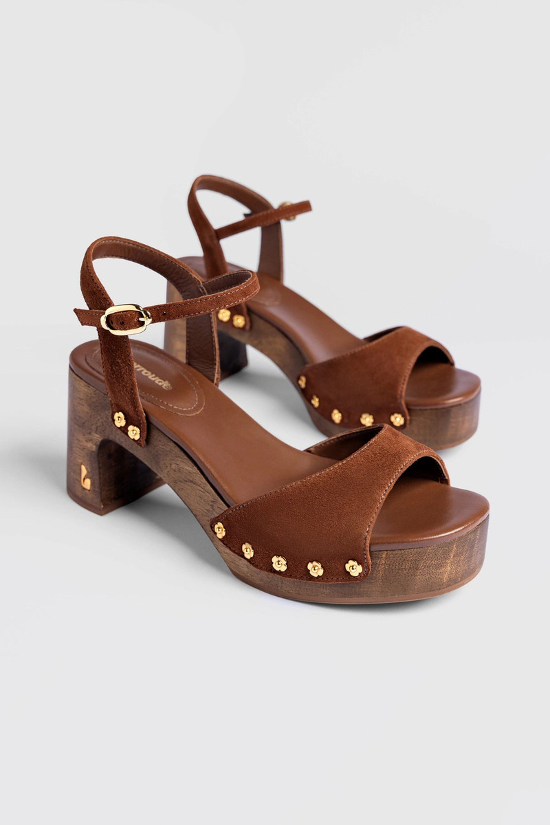 Willow Sandal Burnt Umber Suede 5