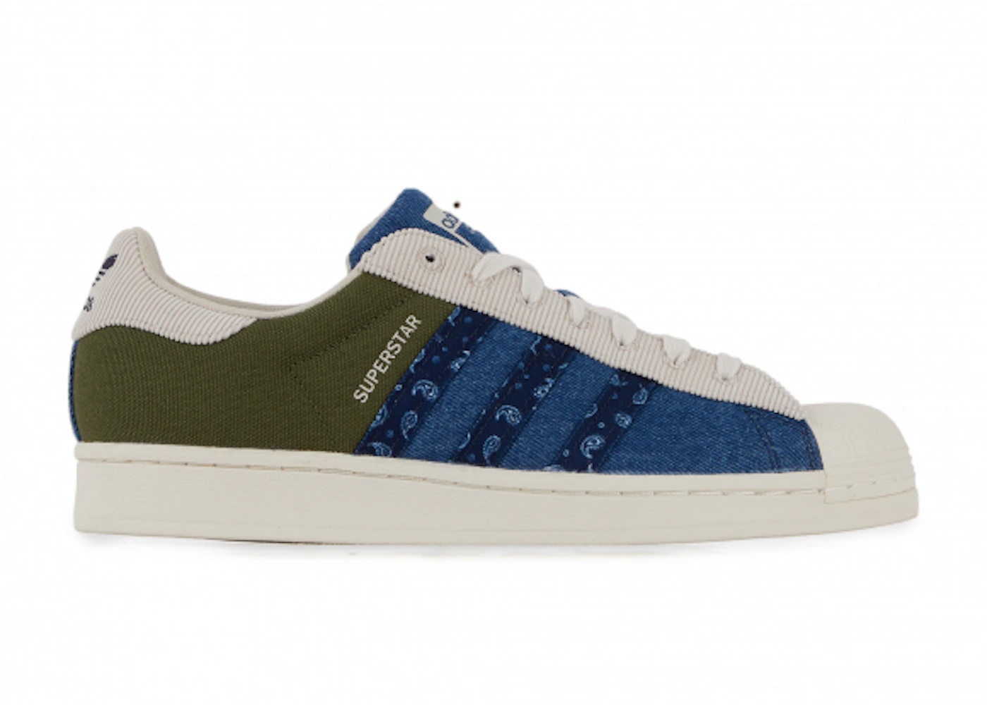 adidas Superstar Olive Denim - 1