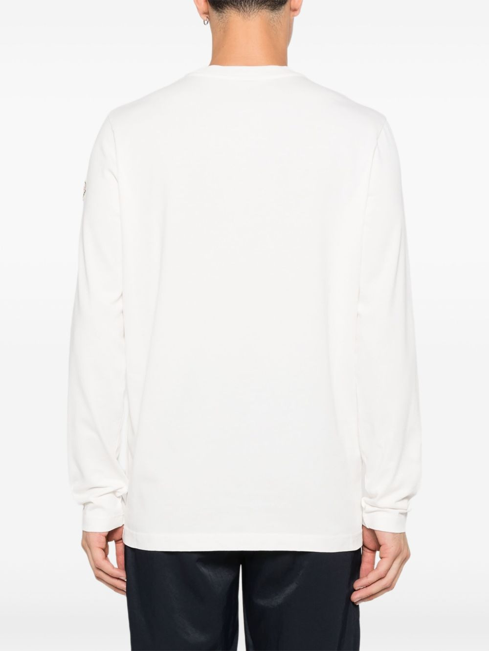 logo-print long-sleeve T-shirt - 3