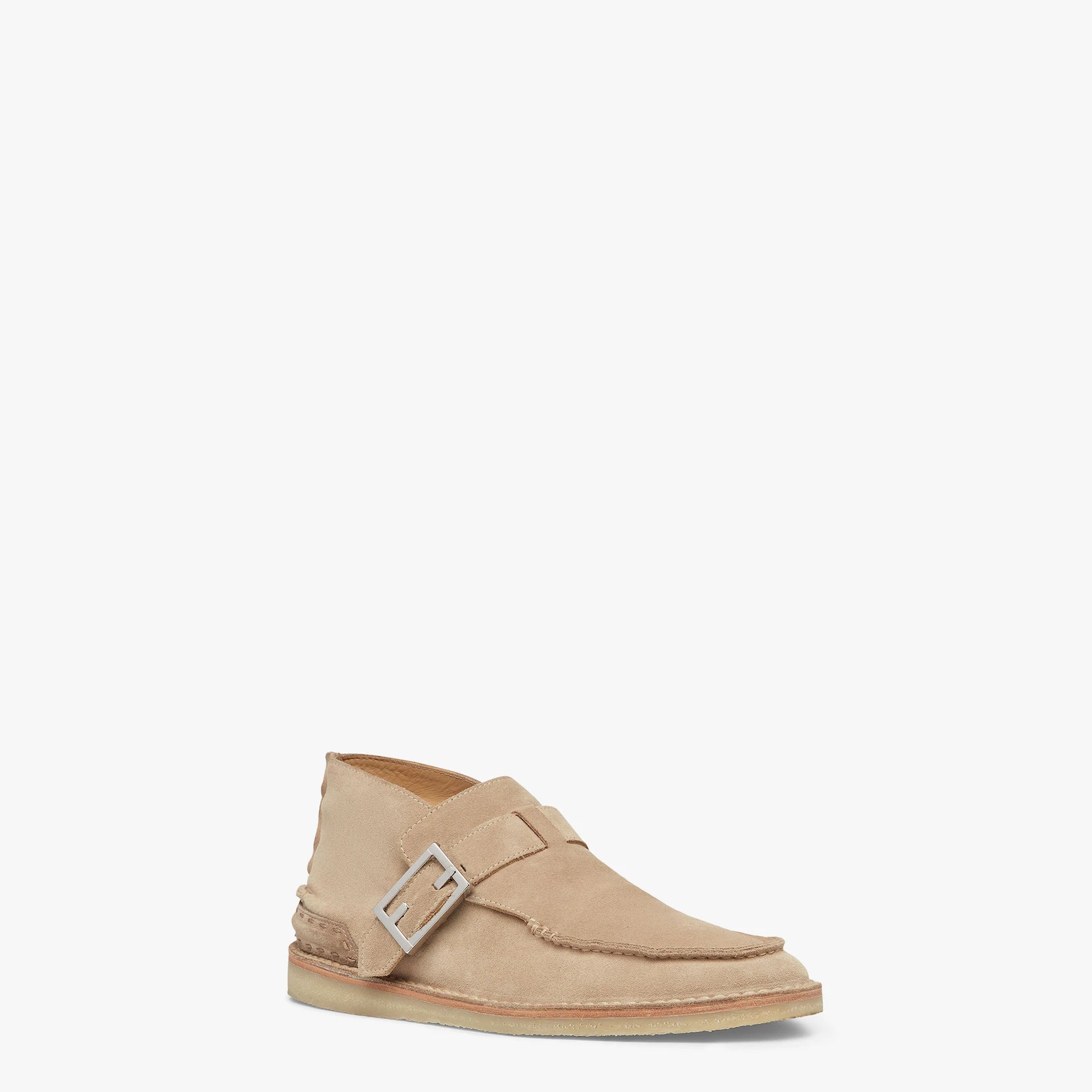 Beige suede desert boots - 2