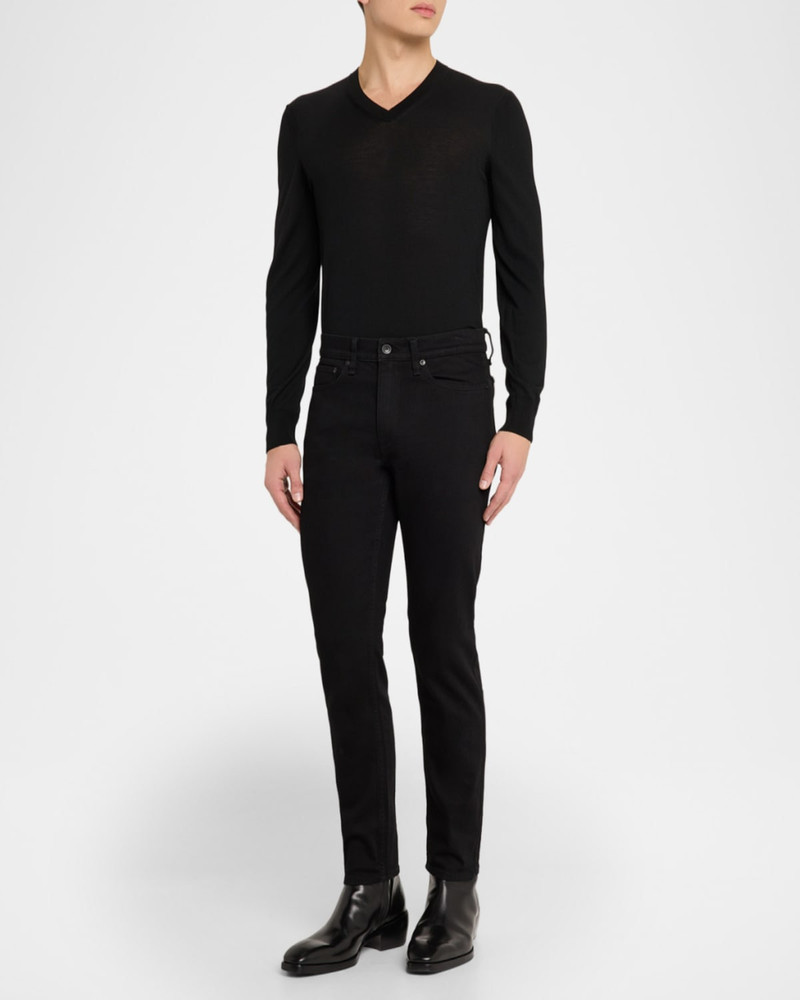 rag & bone Men's Fit 2 Black Denim Slim Fit Jeans outlook