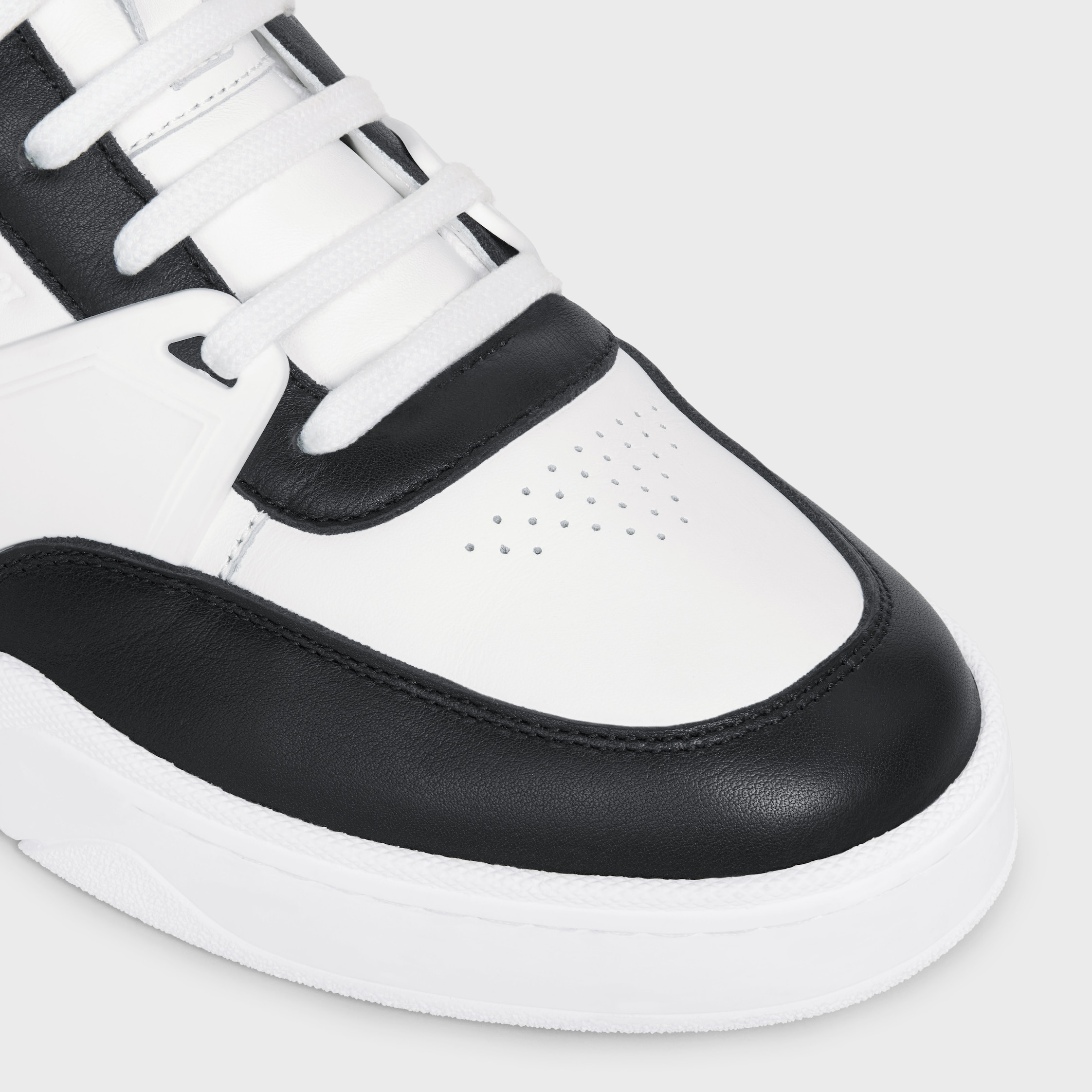 CELINE TRAINER CR-07 LOW LACE-UP SNEAKER in CALFSKIN - 3