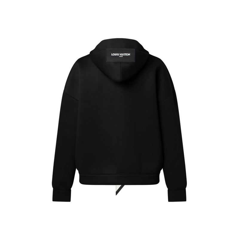 Monogram Scarf Zip-Up Hoodie 3
