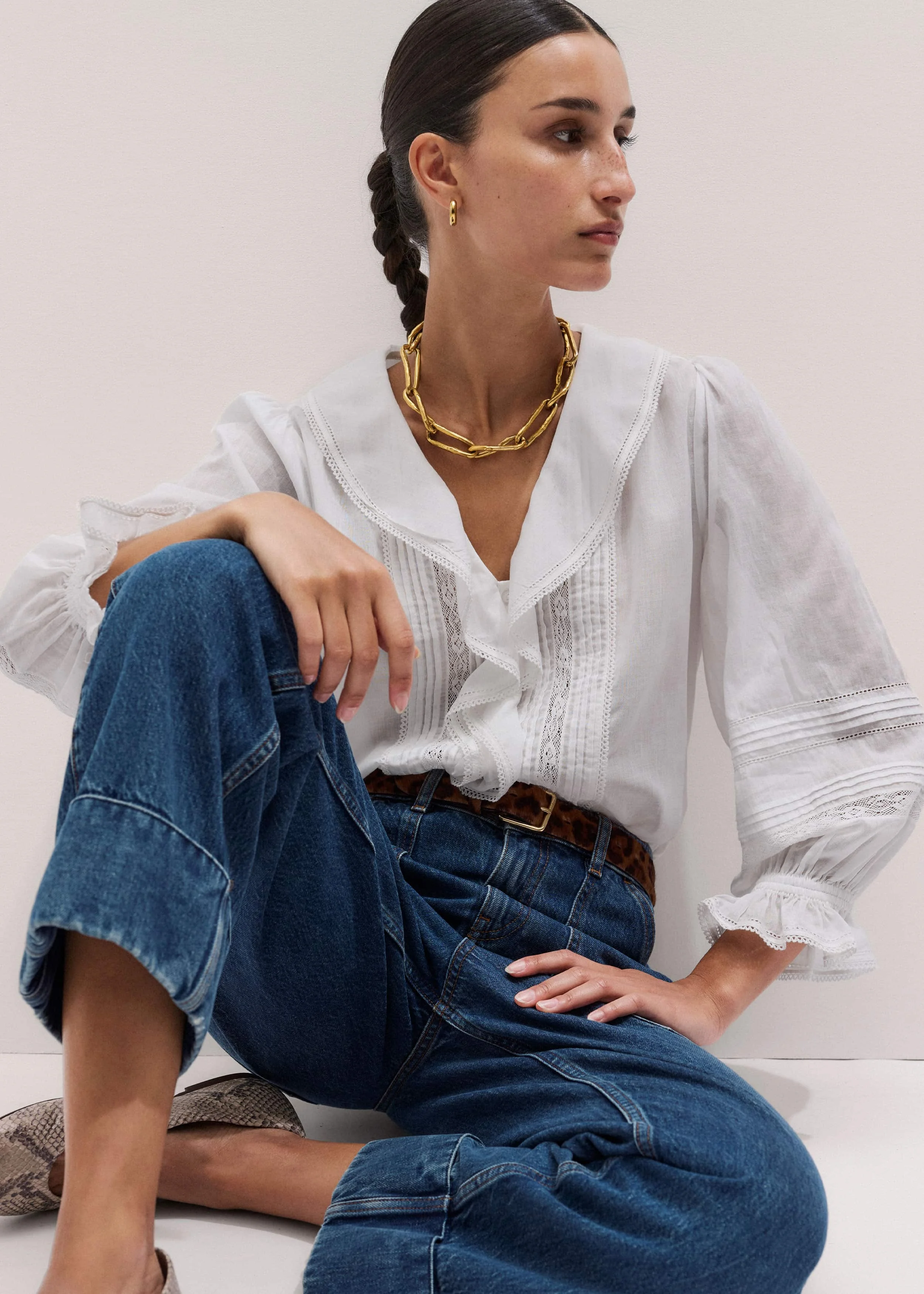 Ruffle Blouse - 1