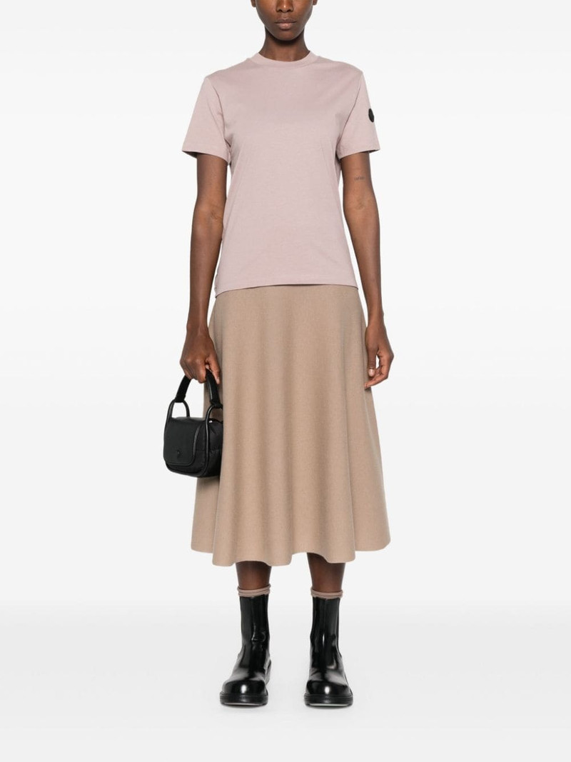 Moncler plissé-panel T-shirt outlook