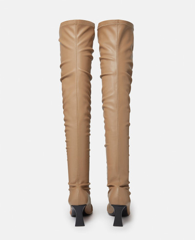 Stella McCartney Elsa Ruched Thigh-High Boots outlook
