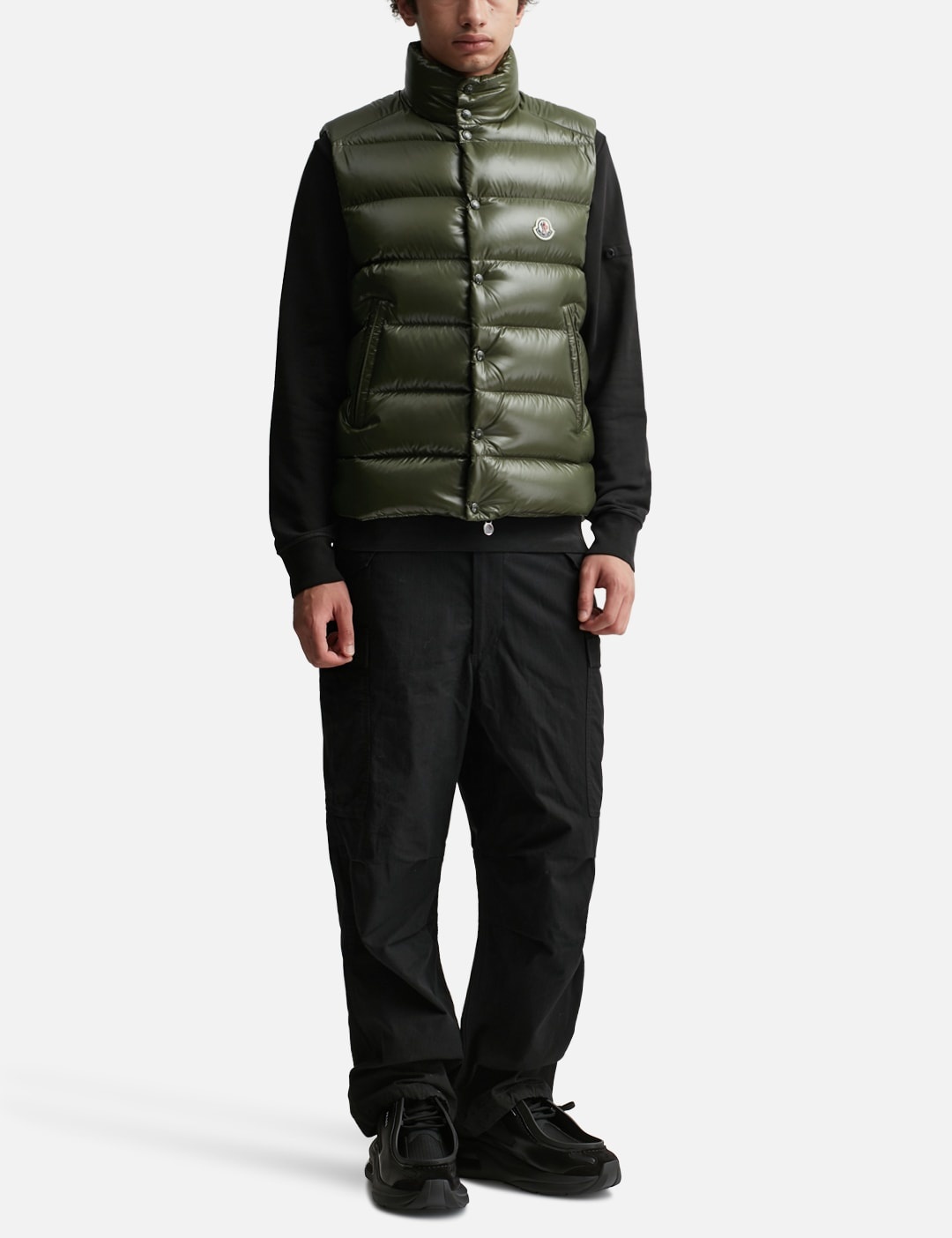 OLIVE GREEN TIBB DOWN GILET - 5