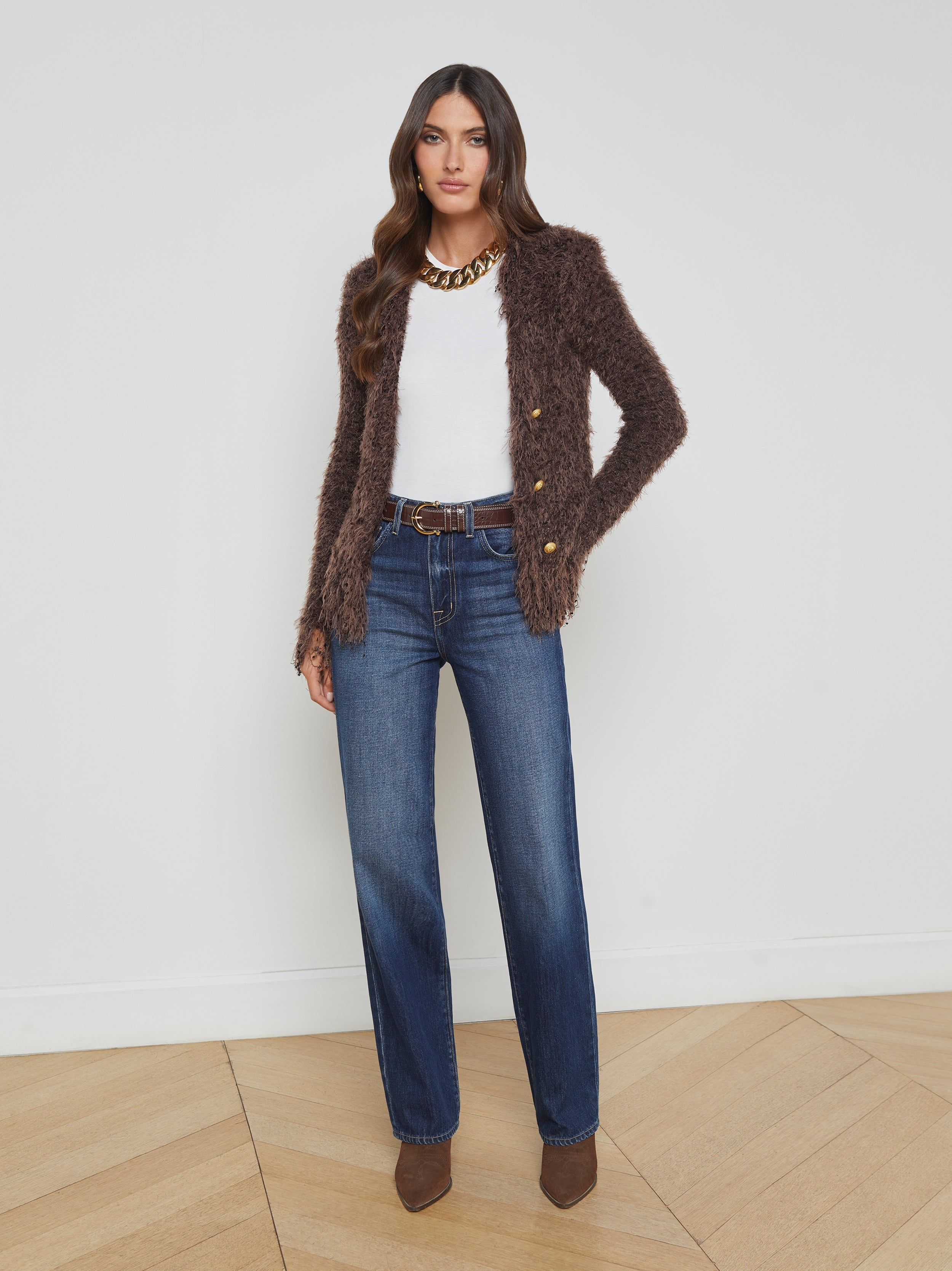 Azure Fringe Cardigan Blazer - 3