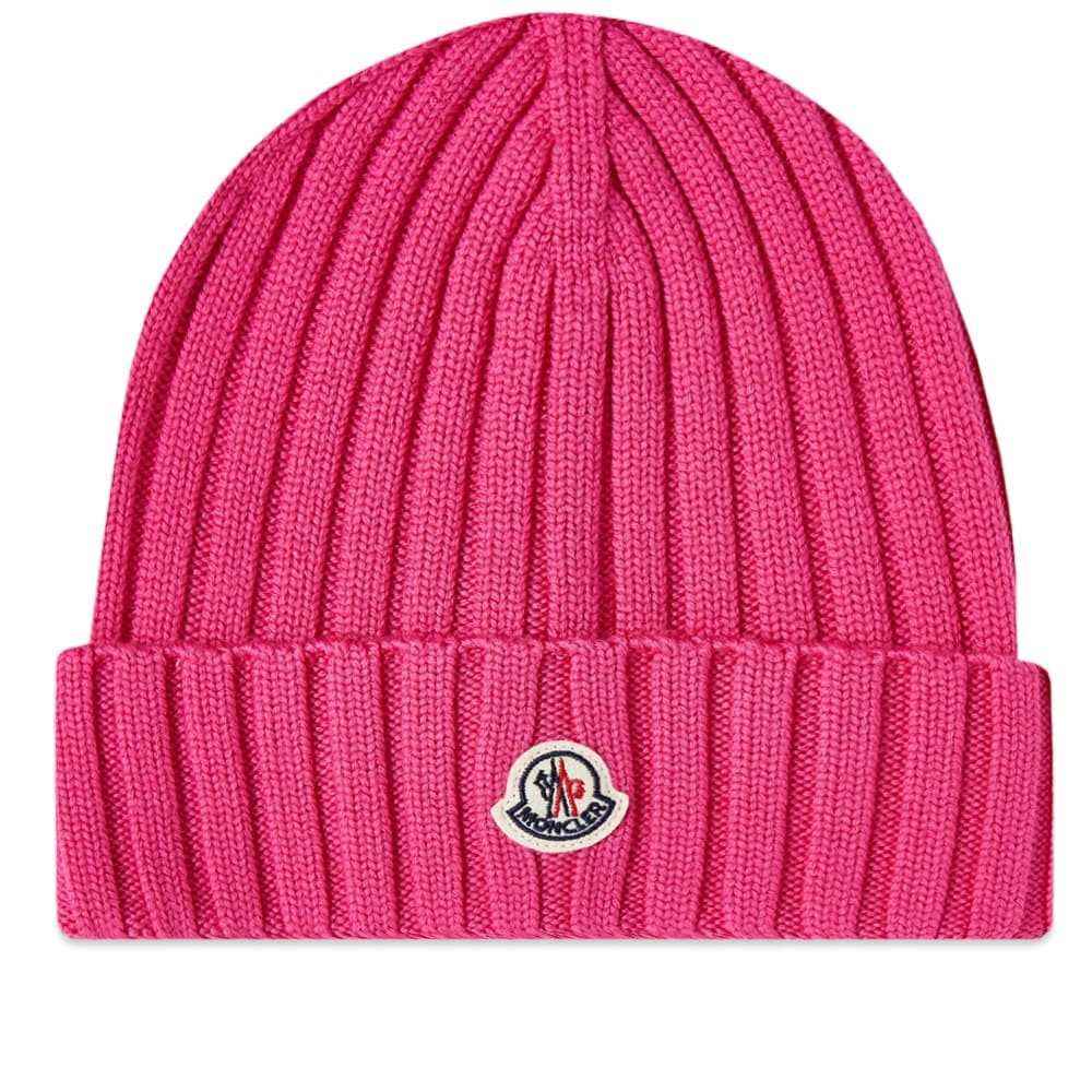 Moncler Logo Beanie Hat - 1