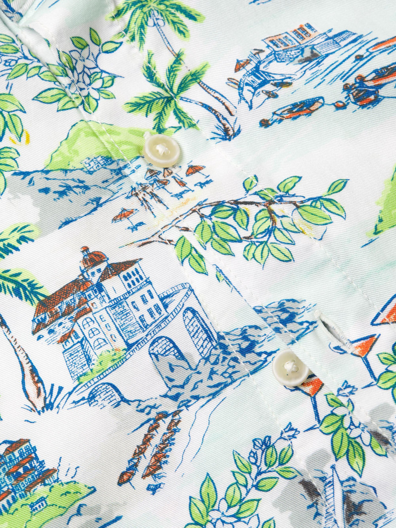 Men's Tortola Paradise Isle Shirt - White 6